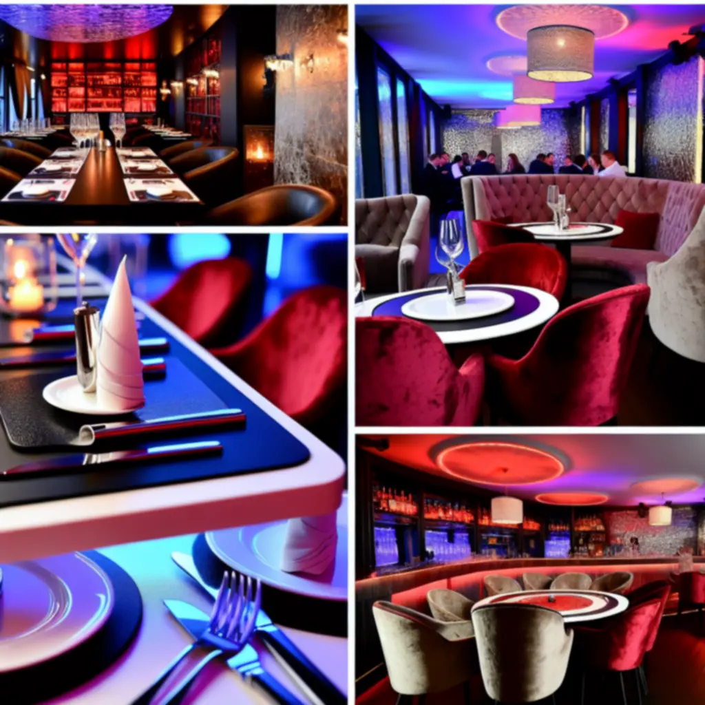 Ciemny pokerowy stół w RelaxVillee przygotowany do rezerwacji stolika